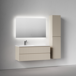 Тумба подвесная под раковину Sancos Snob R SNR120LCE левая 120 см Beige Soft